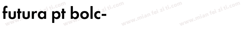 futura pt bolc字体转换